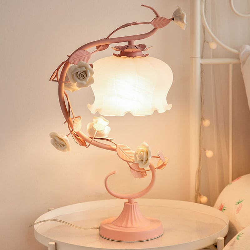Floral Rose Table Lamp