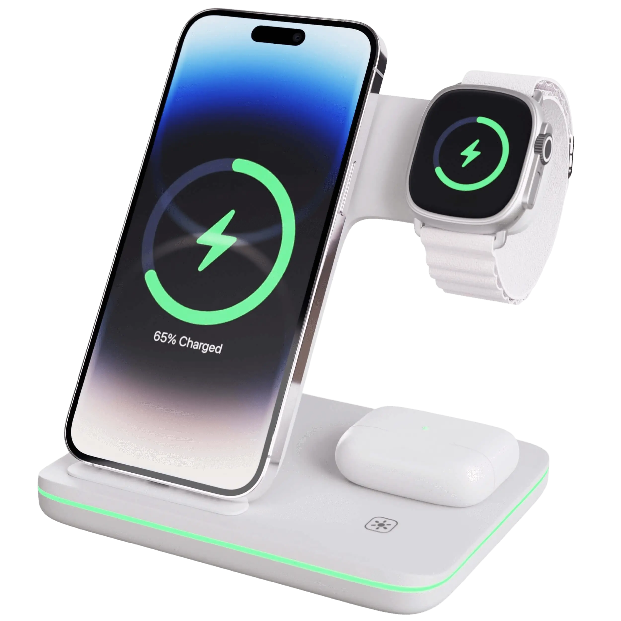 MagCharge Hub – Fast 3 in 1 Wireless Charging Dock for Apple Devices
