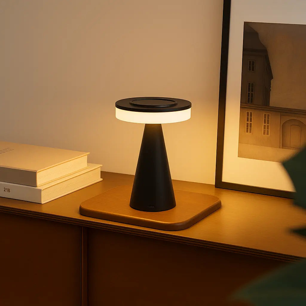 Elegant Mushroom Touch Lamp – Dimmable LED with Touch Control