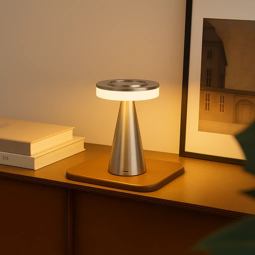 Elegant Mushroom Touch Lamp – Dimmable LED with Touch Control