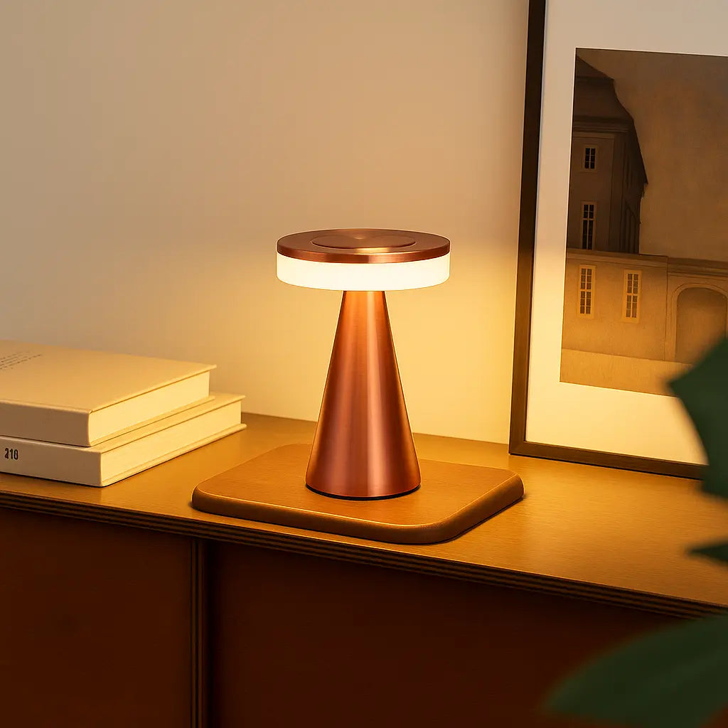 Elegant Mushroom Touch Lamp – Dimmable LED with Touch Control