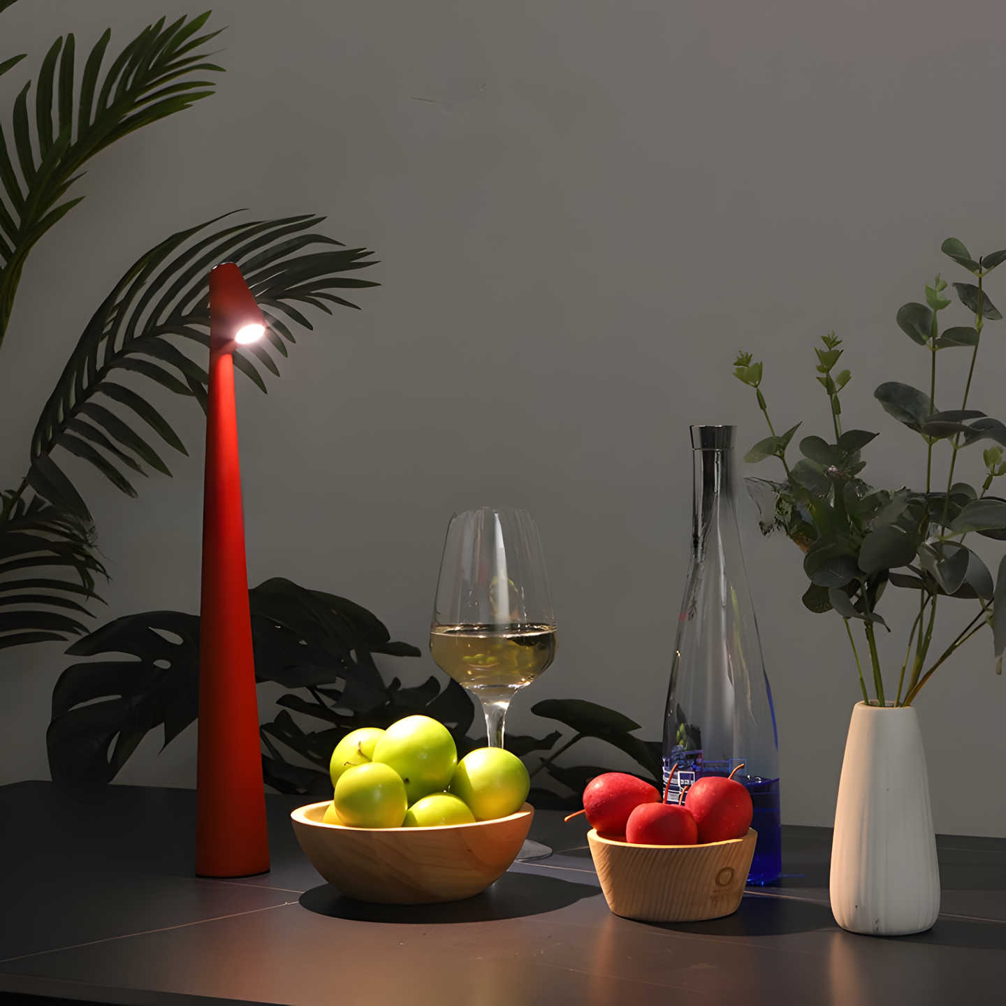 Cordless LED Table Lamp – Slim Rechargeable Light with Adjustable Brightness
