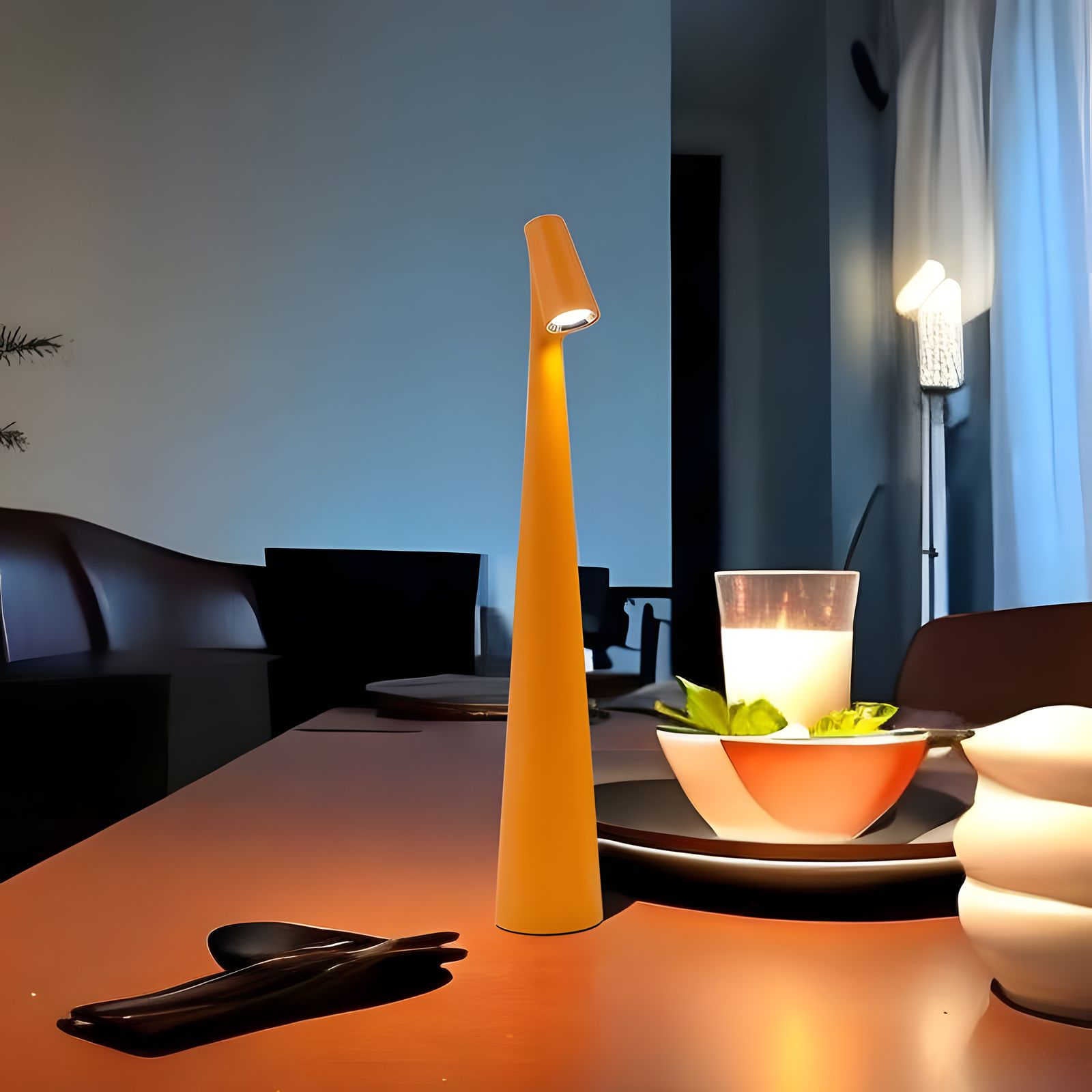 Cordless LED Table Lamp – Slim Rechargeable Light with Adjustable Brightness