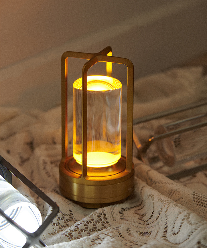 Metal Nordic Design Table Lamp – Modern LED with Touch Control