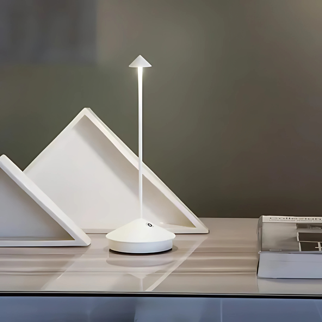 Dimmable LED Table Lamp – Rechargeable Waterproof Light for Indoor & Outdoor Use
