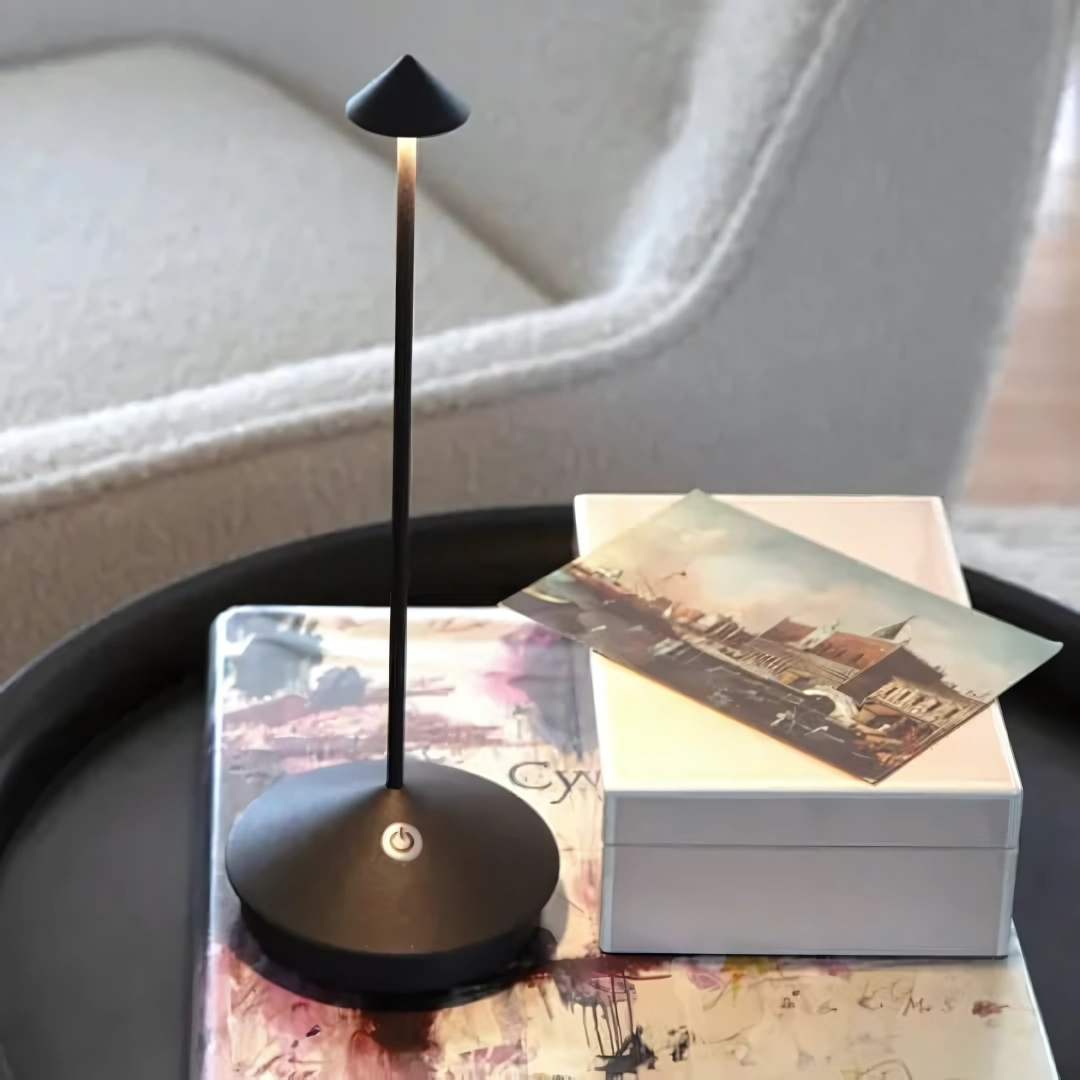 Dimmable LED Table Lamp – Rechargeable Waterproof Light for Indoor & Outdoor Use