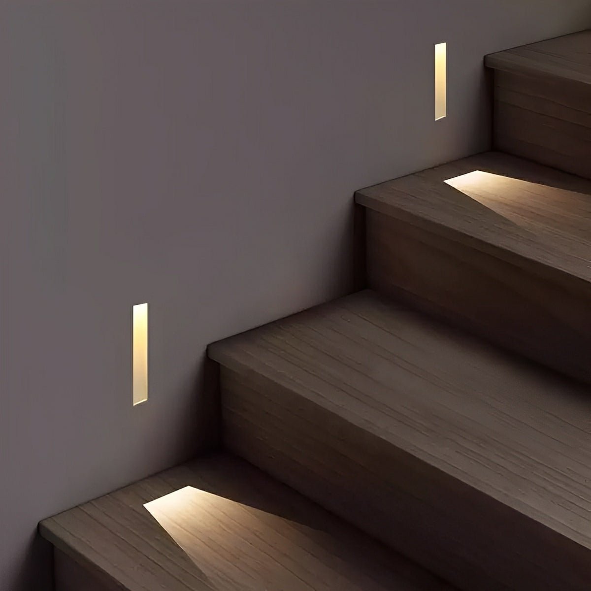 Minimalist Motion Sensor LED Wall Sconces – Modern Recessed Indoor Lighting for Hallways & Bedrooms